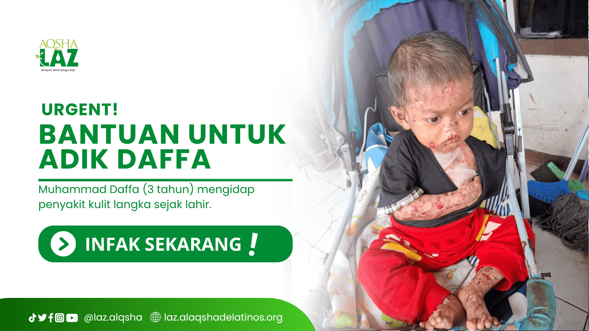 URGENT! BANTUAN UNTUK ADIK DAFFA